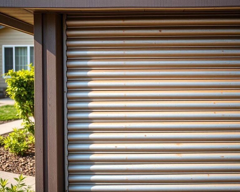 cheapest garage door material