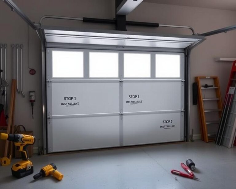 easiest garage door to install