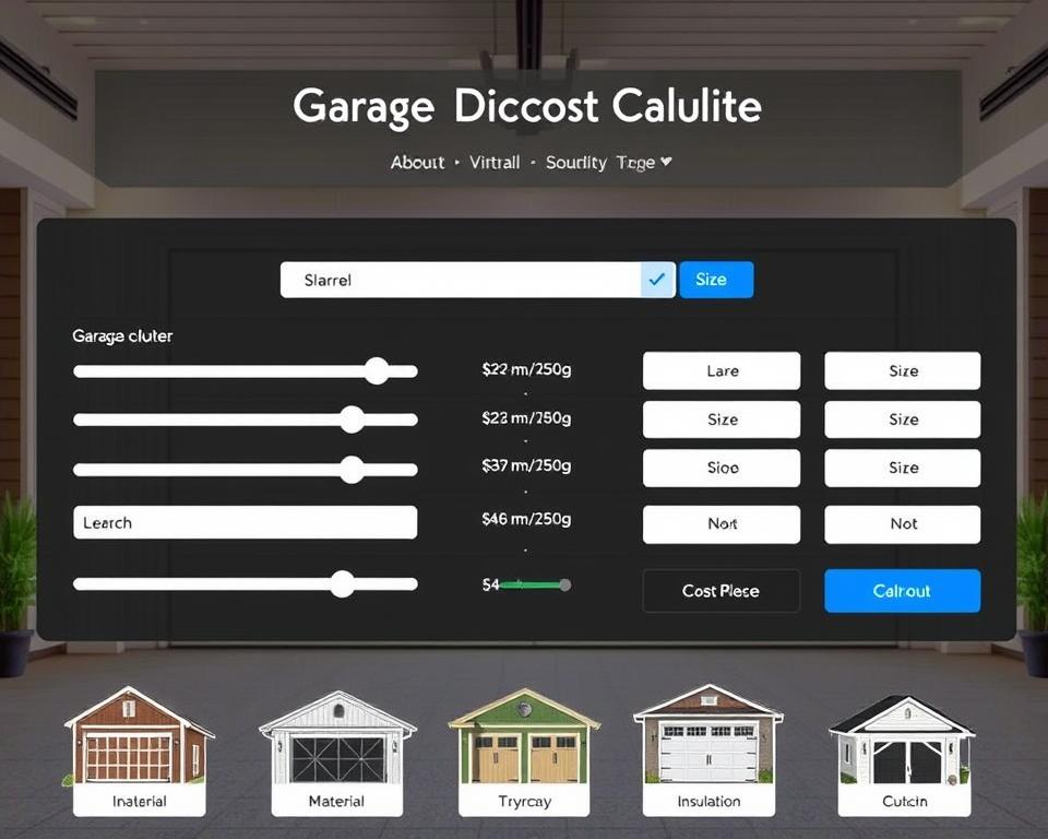 garage door cost calculator