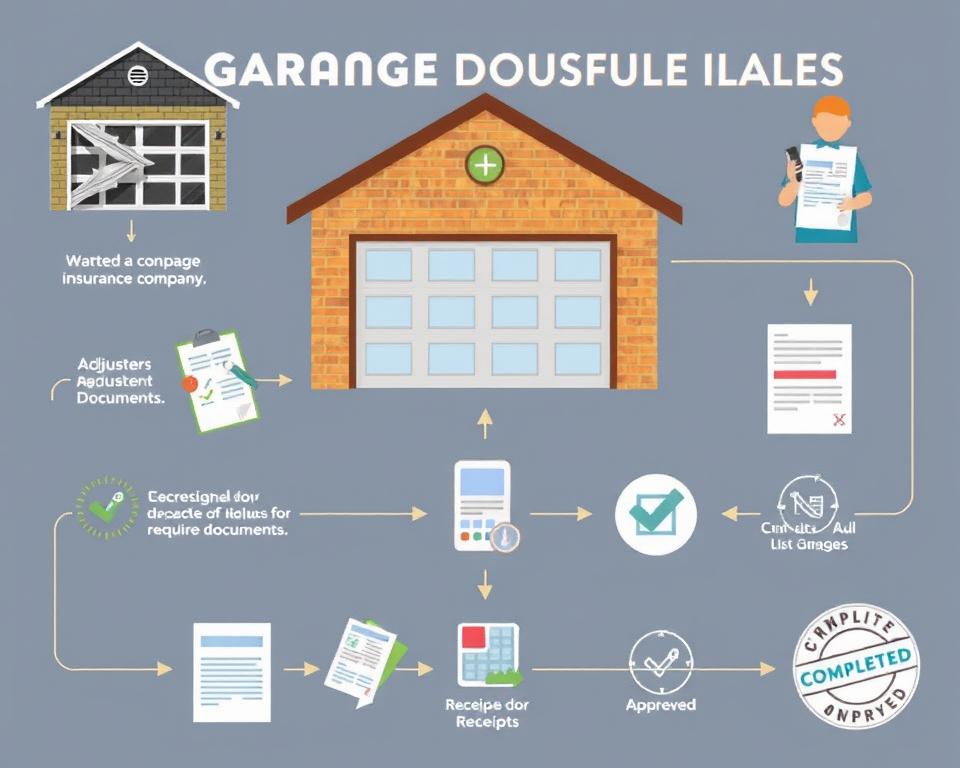 garage door insurance claim process
