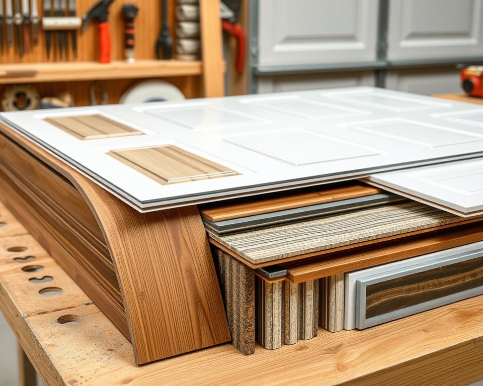 garage door materials