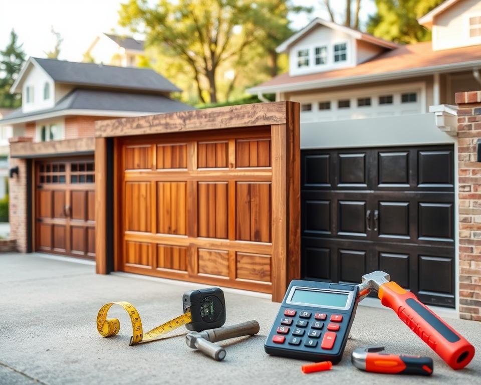garage door replacement cost factors