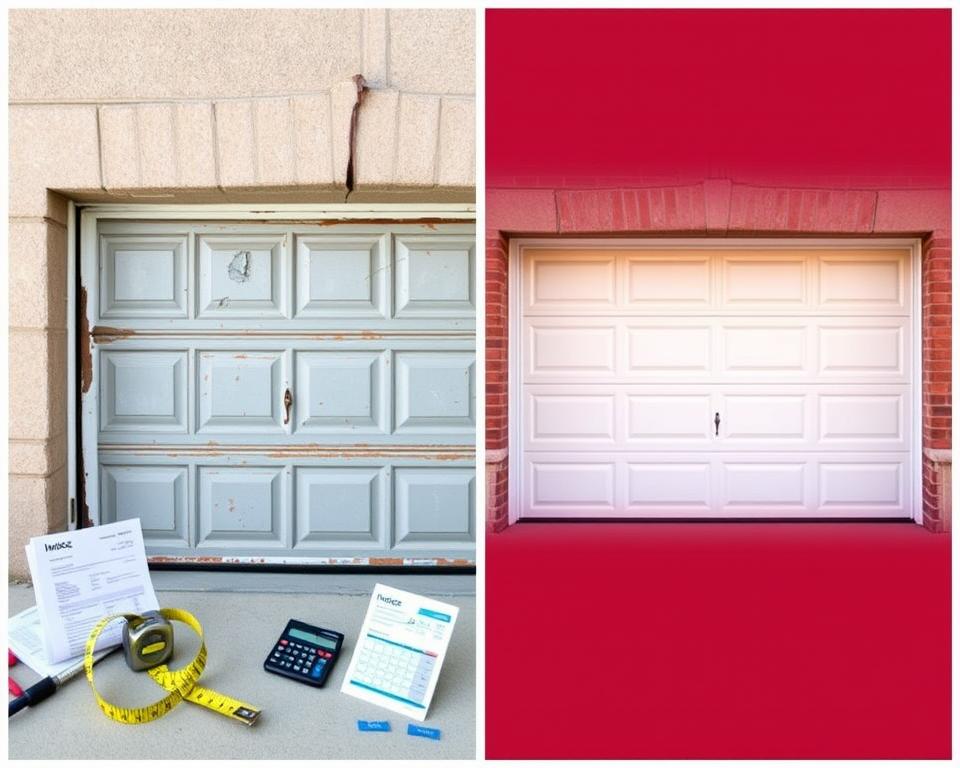garage door replacement cost
