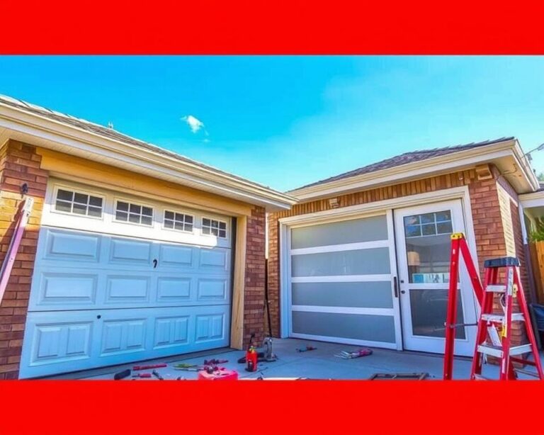 garage door replacement time