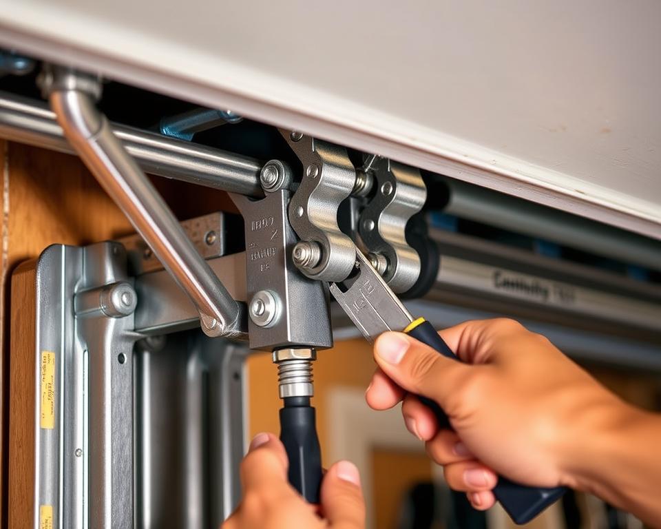garage door track adjustment