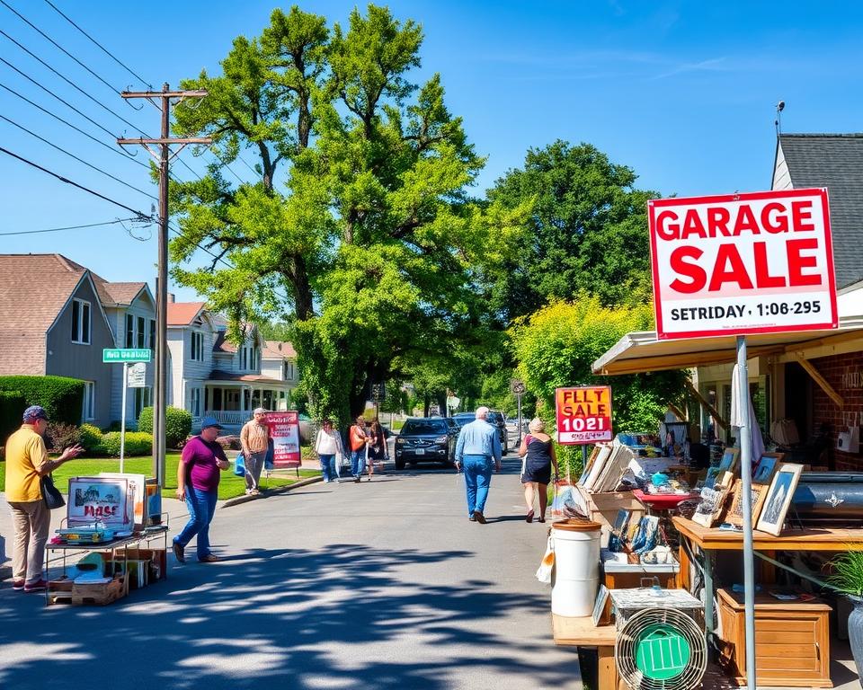 garage sale hours