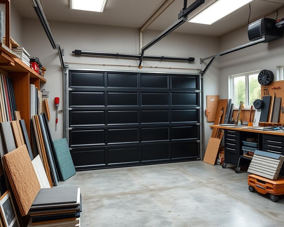 inexpensive garage door building materials