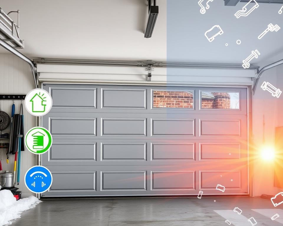 insulated garage door benefits