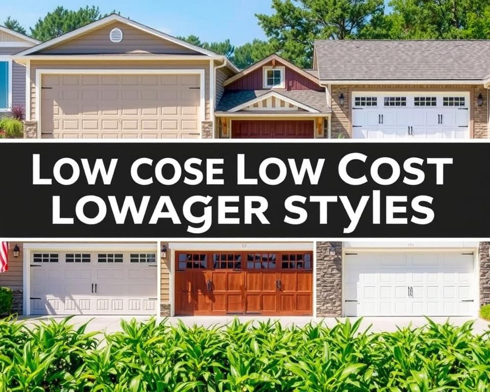 low-cost garage door options