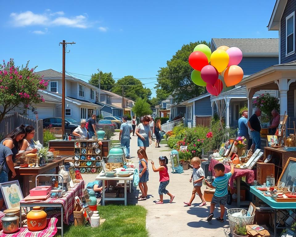 peak time to hold a garage sale